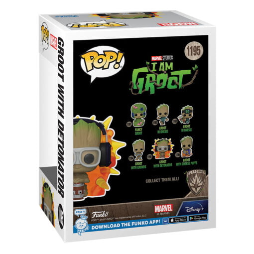 Funko POP! Marvel: I Am Groot - Groot with Detonator - Image 3