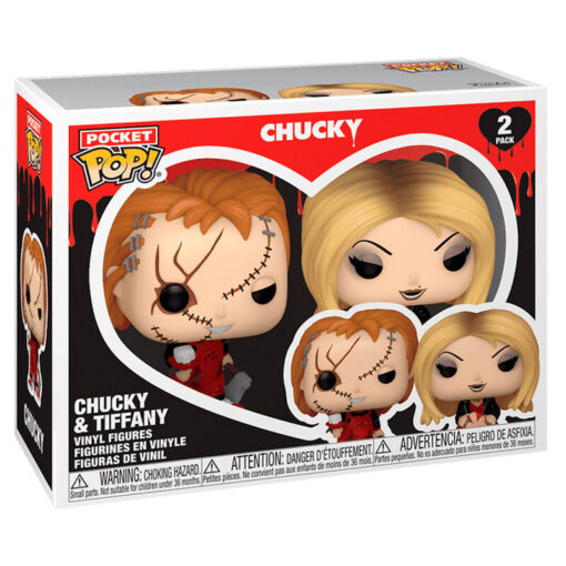 Funko POP! 2-Pack Pocket: Chucky & Tiffany Valentine - Image 2